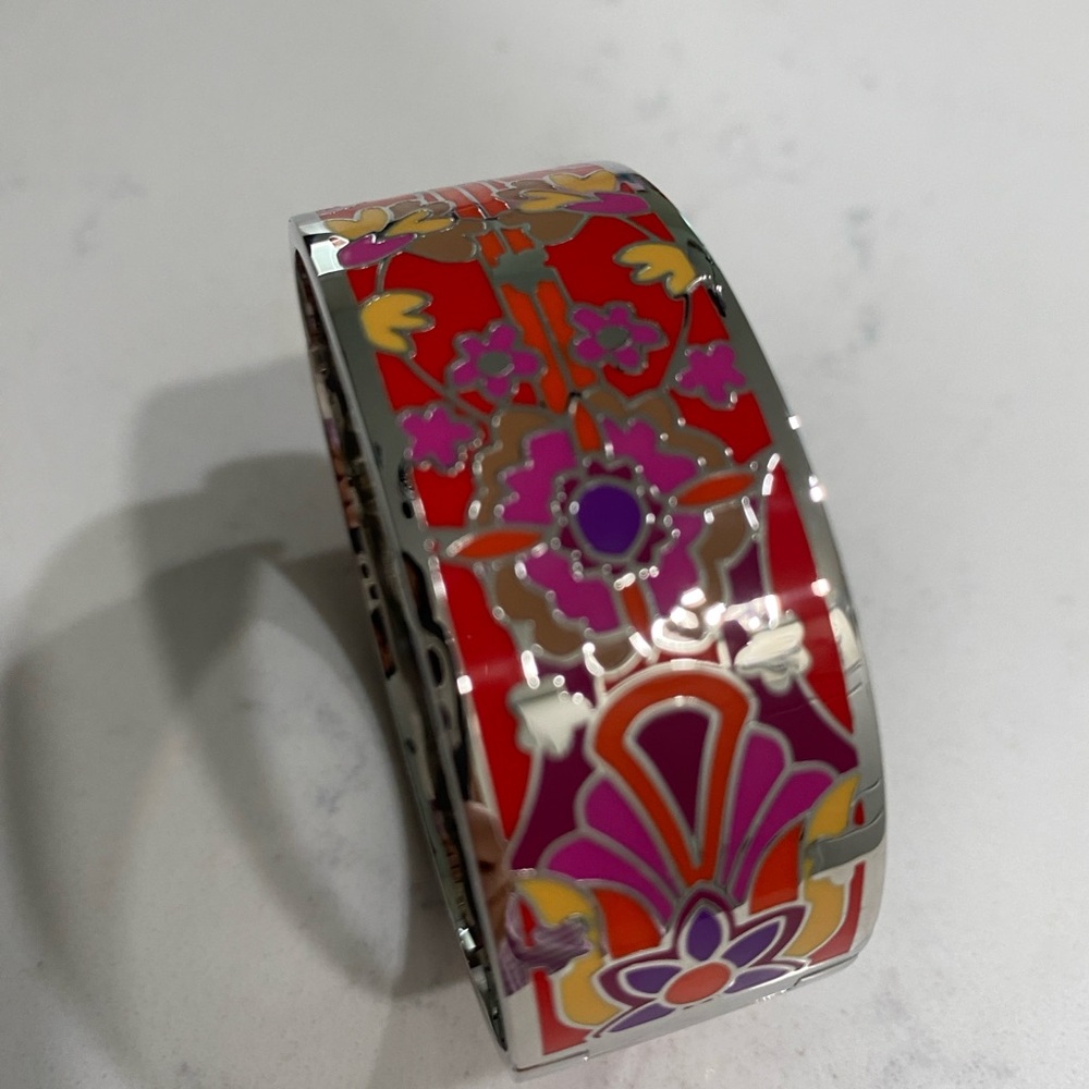 Johnny Was Red Saba Hinged Bracelet - Picture 9 of 9